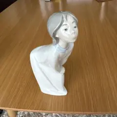 ② LLADRO 少女 フィギュリン 置物 陶器人形のサムネイル