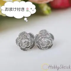 ◆セール中◆ フラワーピアス シルバー (RP0065-S)