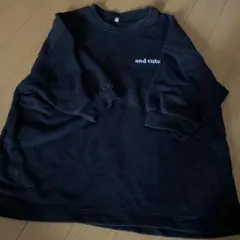 GU 黒色半袖スウェット150