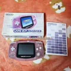 ゲームボーイアドバンス【ミルキーピンク·AGB-001】箱·説明書付き