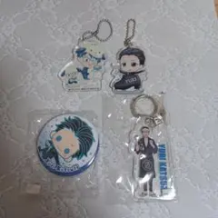 ユーリ!!! on ICE 勝生勇利 アクリルキーホルダー 缶バッジ
