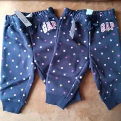 新品未使用)GAP！秋冬用パンツ2点セット60cm ！定価2980円ユニセックス