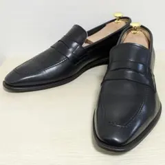 未使用級☆REGAL リーガル コインローファー 革靴 42TR ブラック 27