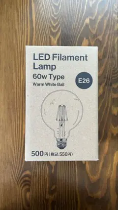 LED Filament Lamp 60w Type E26