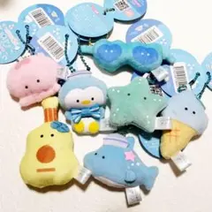 つぶらな瞳の マリン ぷちマスコット ７個 セット キャラクター キーホルダー