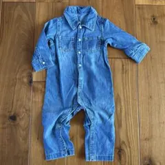 branshes デニムロンパース