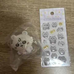 ちいかわbaby ミニソフビフィギュア＆ミニミニぷっくりシール　モモンガ　セット