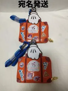 新品未使用　バケーションパッケージ　スーツケース型ストラップ 　パスケース