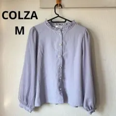 【ハニーズ】COLZA　袖チュールブラウス　パープル　Мサイズ