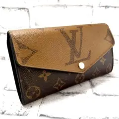 ルイヴィトン モノグラムジャイアントリバース ポルトフォイユ サラ M80726