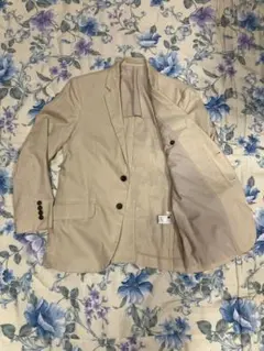 サマージャケット美品 綿麻ベージュGUのサムネイル