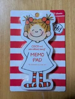 ★未使用★「ココちゃん」ダイカットメモ