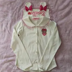 新品】140☆アースマジック☆フリル付き！マフィーちゃんカーディガン 