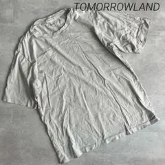 美品❣️TOMORROWLAND カットソー　半袖　グレー　コットン100%