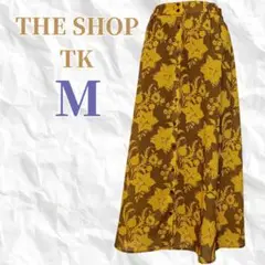 【☆タグ付き！新品☆】ザ ショップ TK フラワープリント フレアスカート M