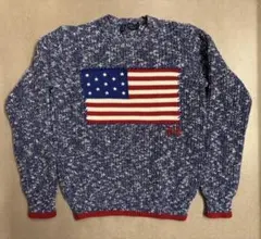 Polo Ralph Lauren 星条旗クルーネックニット XS