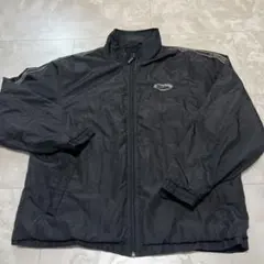 FIRST DOWN ブラック ナイロンジャケット LL