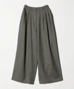 ＜CITEN＞チェック3タックイージーパンツ S MD.GRAY