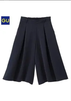 GU ネイビードレープ ガウチョパンツM