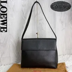 LOEWE ロエベ ロゴ アナグラム レザー ショルダーバッグ VINTAGEのサムネイル