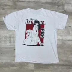 古着 00年代 犬夜叉 INUYASHA 日暮かごめ アニメ Tシャツ ホワイト