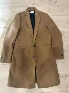 AZUL BY MOUSSY メンズ チェスターコート キャメルのサムネイル