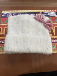 【USJ】ハローキティ　ニットキャップ