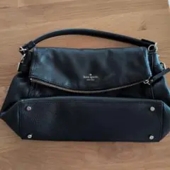 kate spade ブラックショルダーバッグ