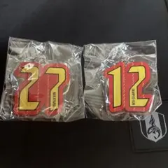 名古屋グランパス ガチャ ナンバーアクリルキーホルダー　2点セット‼︎