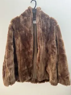 タイムセール！6（ROKU）フェイクミンクファーコート　36サイズ