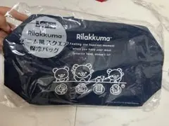 Rilakkuma デニム風スクエア保冷バッグ ネイビー　joshin