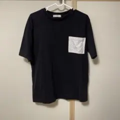 GREEN LABEL RELAXING ブラック Tシャツ ポケット付き