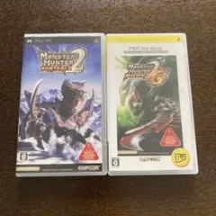 【ジャンク】モンスターハンター ポータブル 2nd & G セット