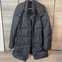 ユニクロ　シームレスダウンコート　ブラック　L