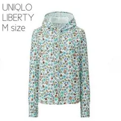 【新品】UNIQLO リバティ UVカット パーカー 長袖 フード Mのサムネイル