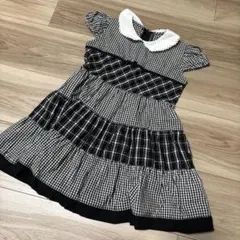 ARTLETTER チェック柄フォーマルドレス100cm