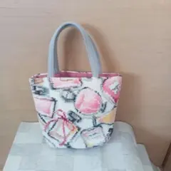 フェイラー可愛いミニトートバックミスラブラリー香水柄