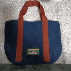 L.L.Bean ネイビー フリース トートバッグ