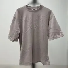 UNIQLO AIRism Tシャツ M ピンクライトグレー
