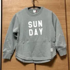 キッズ旬コーデ【未使用】FOV★ロゴトレーナー　グレー 男児　女児