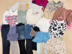 【古着】女の子まとめ売り23点セット（100） 130cm前後女の子 冬服まとめ売り23点セット 2025年最新Yahoo