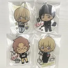 名探偵コナン アクリルキーホルダー 安室透 赤井秀一 降谷零 沖矢昴 4種セット