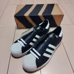 初期復刻 adidas Superstar 黒×白 ビンテージ 未使用