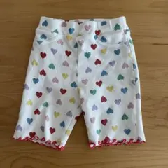 マイリトルワンダー ハート柄 ハーフパンツ 120cm