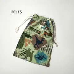 コップ袋　給食袋　巾着子供　ハンドメイド　S1-28