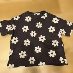 ペアマノン　女の子　花柄Tシャツ　100のサムネイル