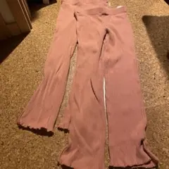 H&M パンツ　スパッツ　レギンス　サイズ120 130 ２枚セット　ピンク