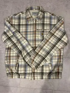 Carhartt チェック柄 ダブルジップジャケット M
