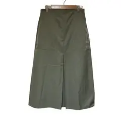 【超美品】　グランドクルーJP  前スリット　フレアススカート　ウエストゴム