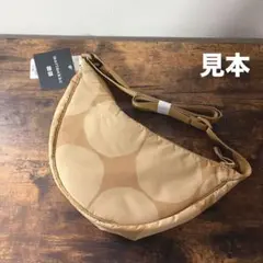 marimekko×UNIQLO ラウンドミニショルダーバッグ　BEIGE
